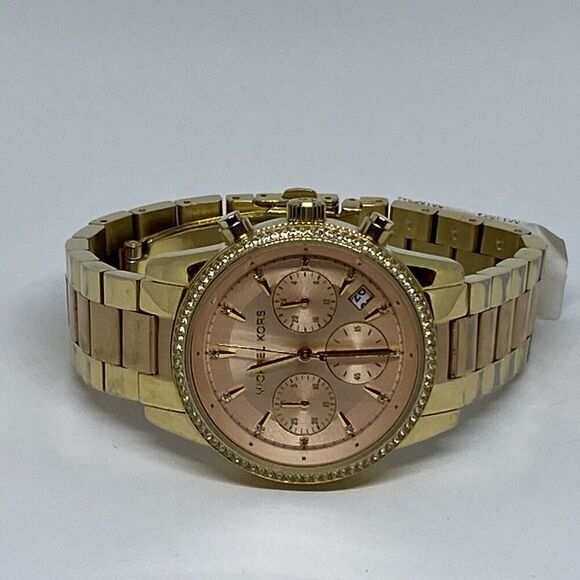 Michael Kors Ritz K6475 Women's Stainless Steel Analog Dial Quartz Watch WO553 - Picture 7 of 12